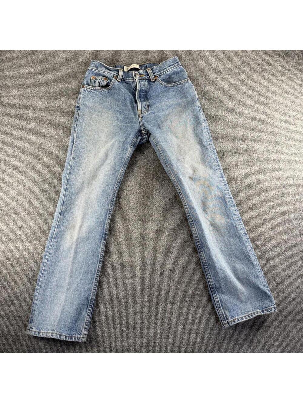 Vintage GAP Boot Cut Ankle Jeans Light‎ Wash Button Fly - Y2K Denim Casual